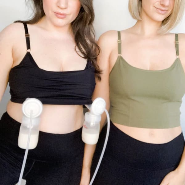 Amelia Pumping and Nursing Crop Cami from Davin and Adley