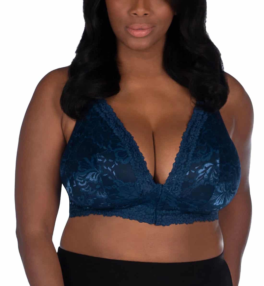 Leading Lady The Nola Lace Wire-free Front Closure Bralette
