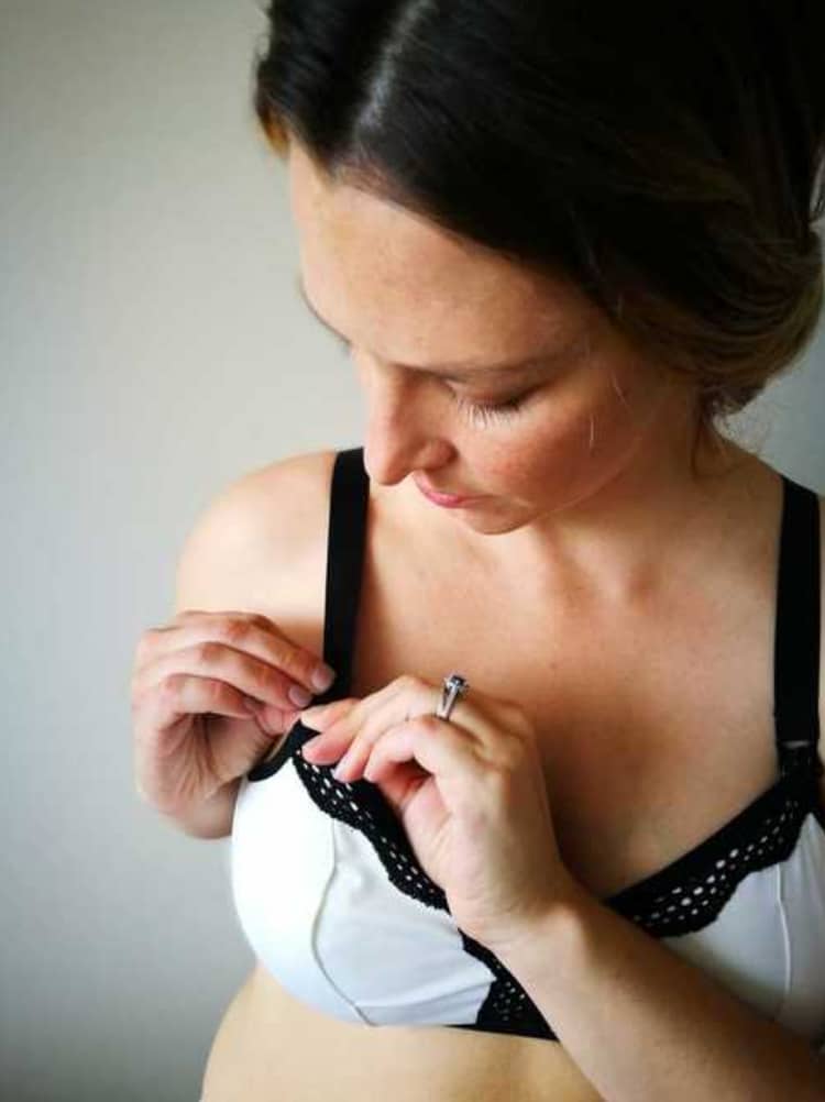 Rose 2.0 Nursing and Hands-Free Pumping Bra from The Dairy Fairy